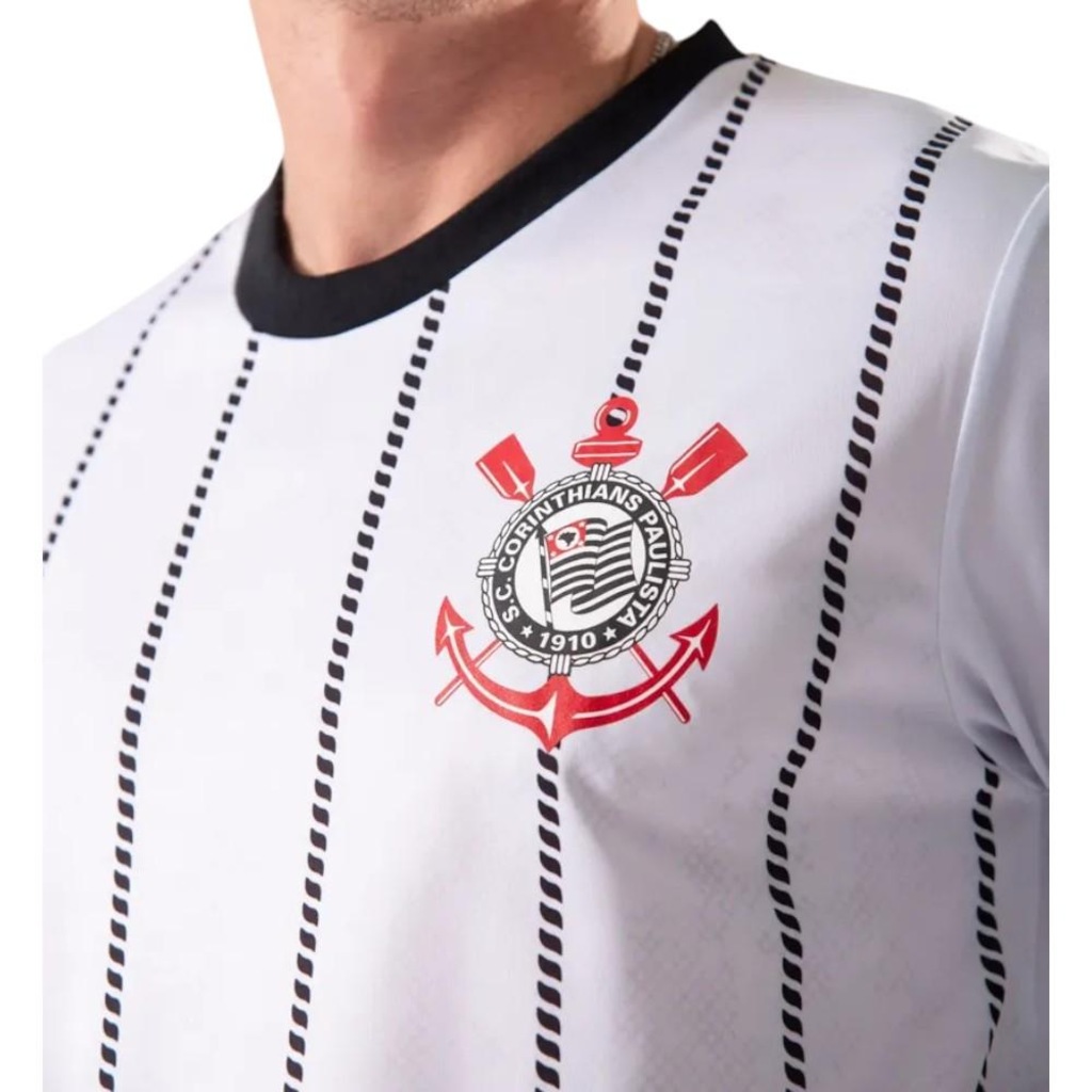Imagem 4 do produto Camiseta Do Corinthians Povo Basica Braziline Masculina