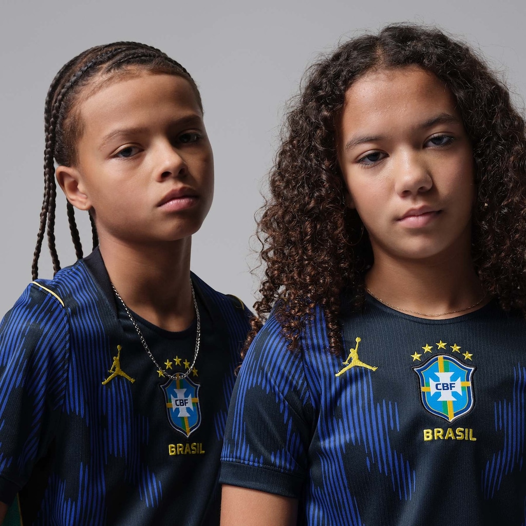 Imagem 3 do produto Camisa do Brasil II 26/27 Torcedor Pro Jordan Infantil