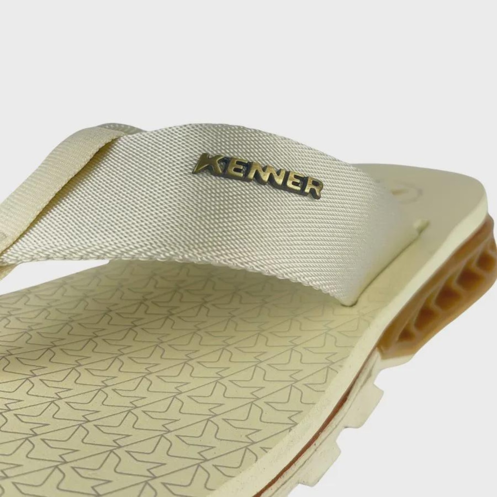 Imagem 3 do produto Chinelo Rakka Nylon Baunilha Crepe Canela - KENNER - Masculino