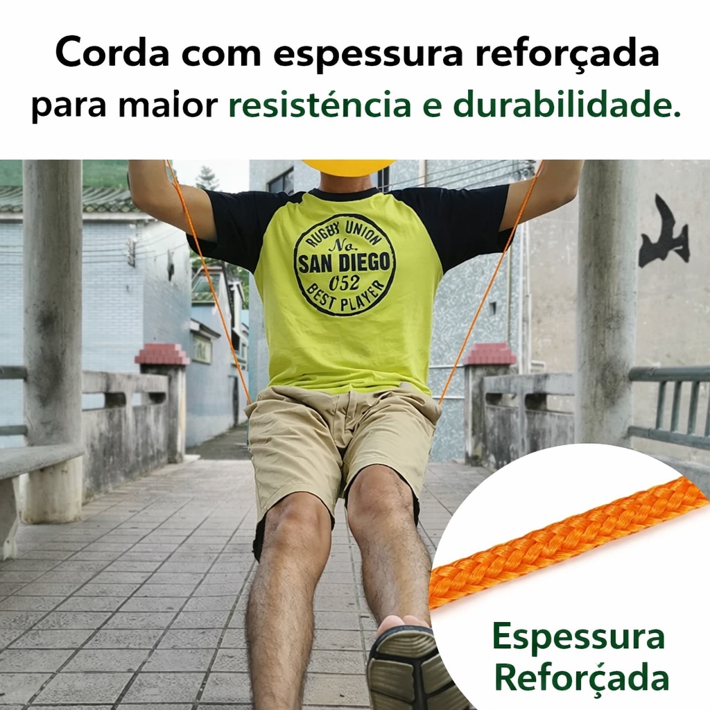 Imagem 5 do produto Varal Esportvivo Gold Sports Corda à Prova de Vento Antiderrapante Cabo Retrátil para Acampamento