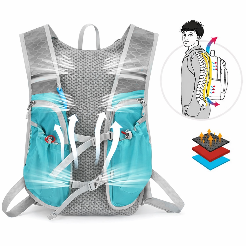 Imagem 3 do produto Coletes Esportivos Gold Sports de Outdoor Reflexivo II com Bolsos para Equipamentos