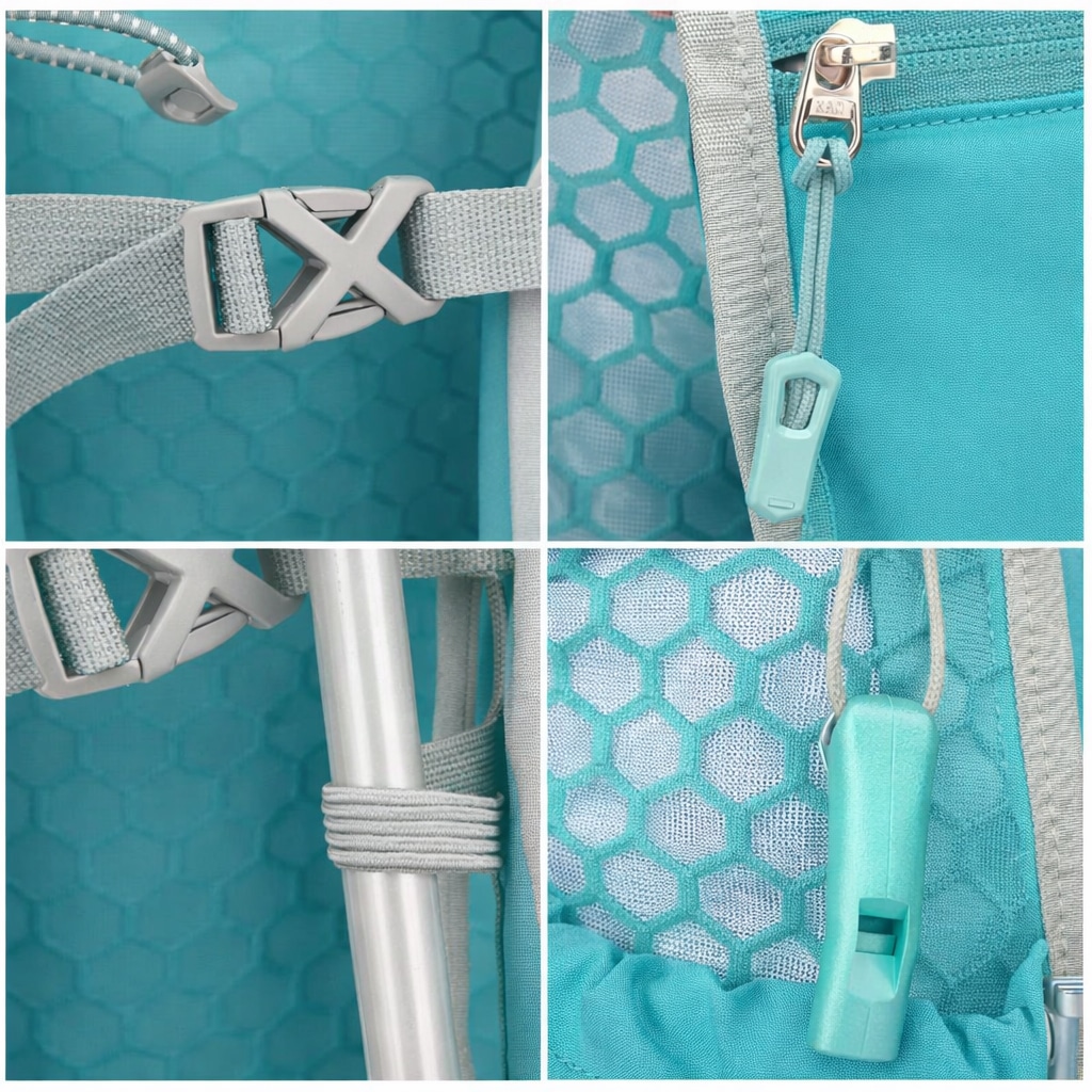 Imagem 4 do produto Coletes Esportivos Gold Sports de Outdoor Reflexivo II com Bolsos para Equipamentos