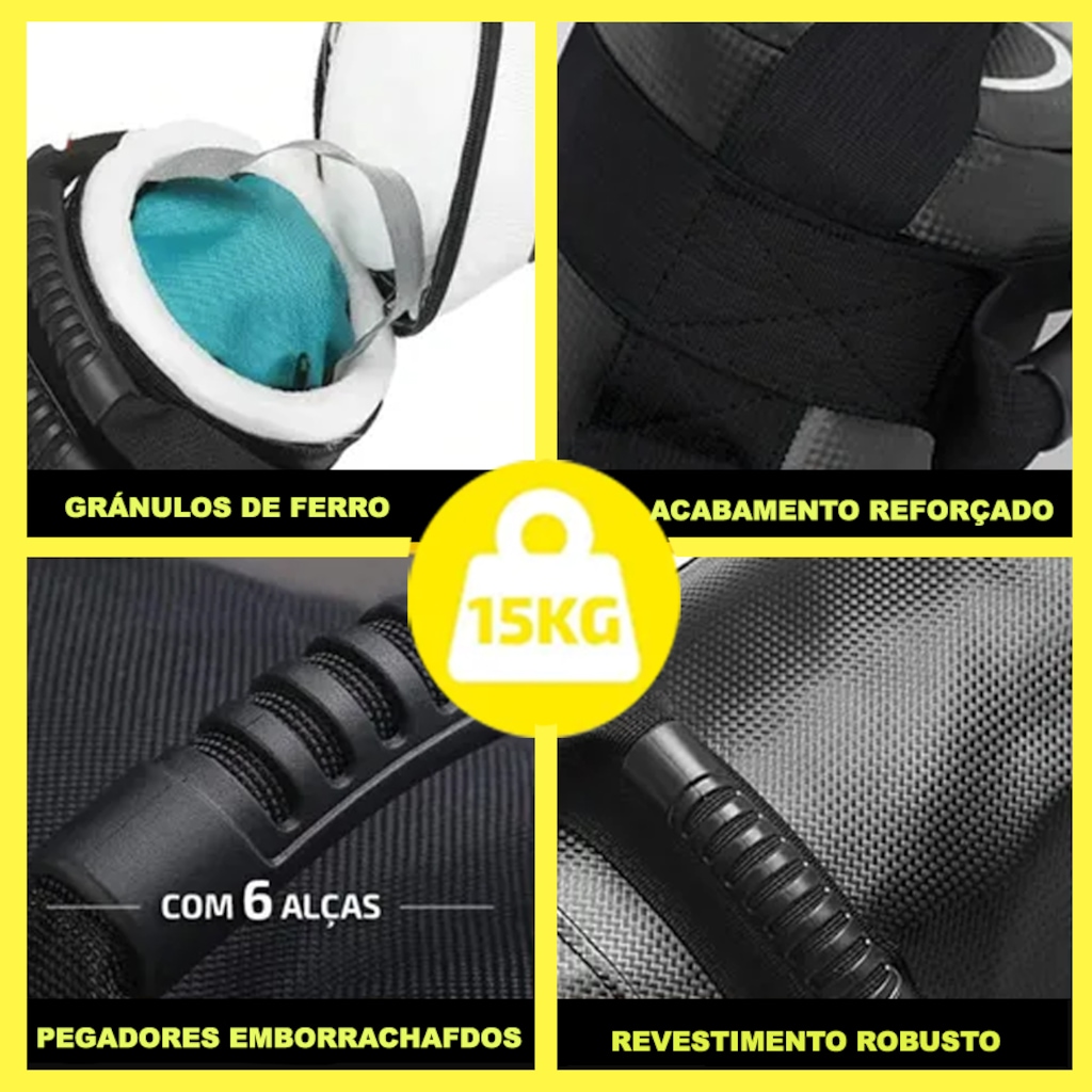 Imagem 2 do produto Saco Power Bag Gold Sports Pro Resistência 15kgs