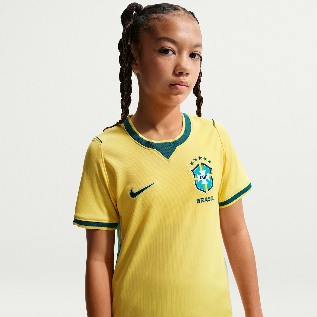 Imagem 4 do produto Camisa do Brasil I 26/27 Torcedor Pro Nike Infantil