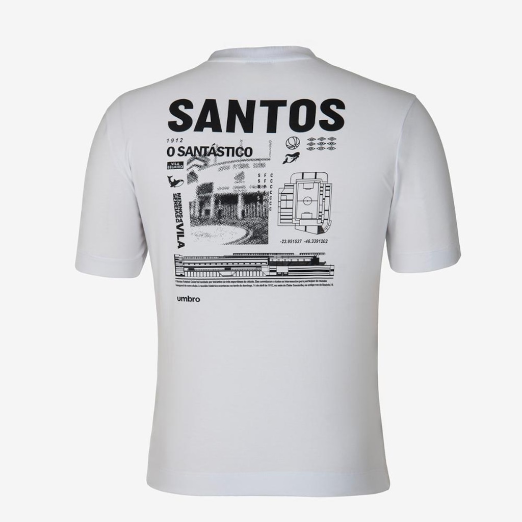 Imagem 3 do produto Camisa do Santos Concentração 25/26 Umbro - Masculina