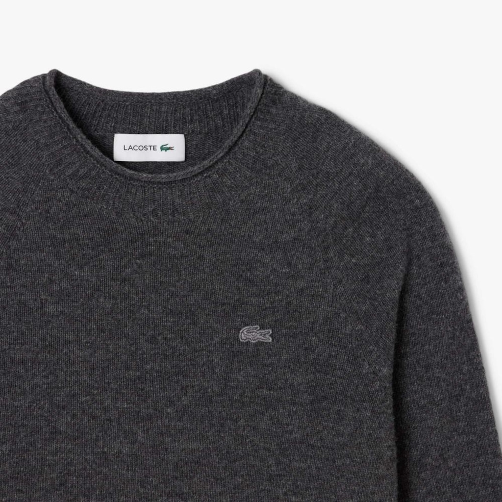 Imagem 2 do produto Suéter de Lã Cardada de Malha 3D Lacoste Feminino