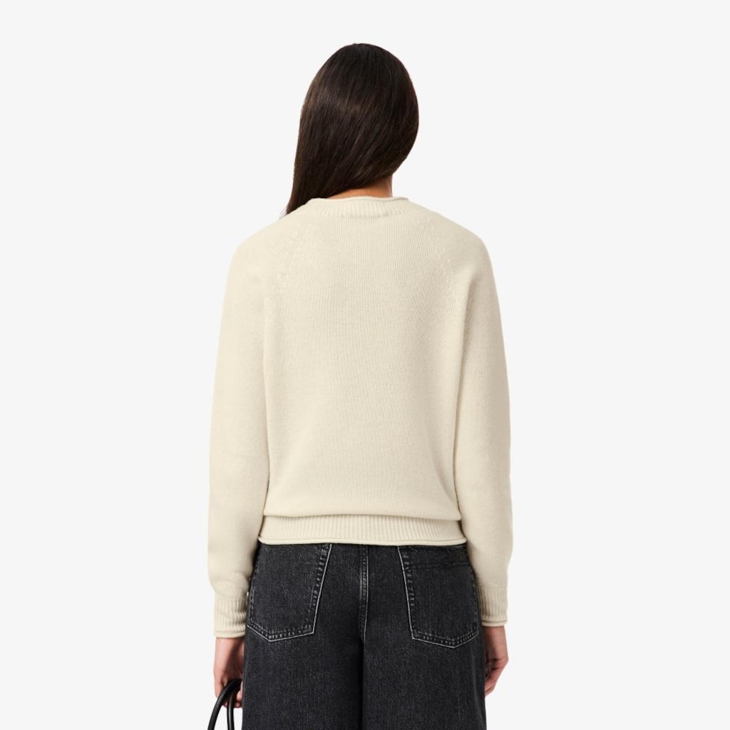 Imagem 3 do produto Suéter de Lã Cardada de Malha 3D Lacoste Feminino