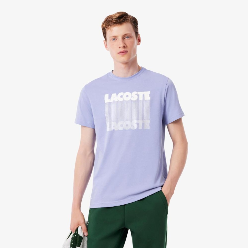 Imagem 4 do produto Camiseta Ultra-Dry Estampa Esportiva Lacoste Masculina