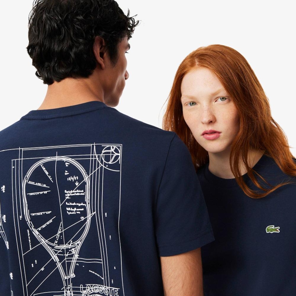 Imagem 2 do produto Camiseta Lacoste Estampada Rolex Paris Masters Edition Unissex