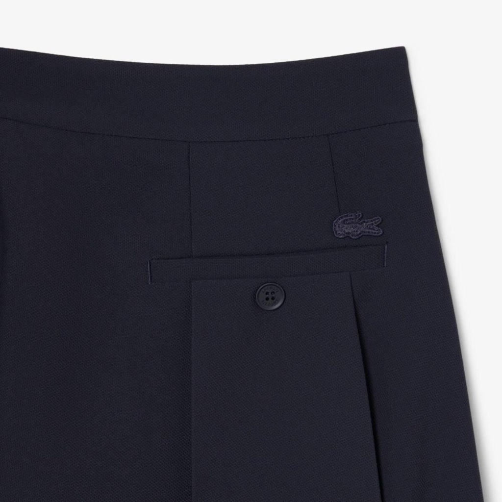 Imagem 4 do produto Saia Curta Plissada em Tecido Fluido Lacoste Feminina