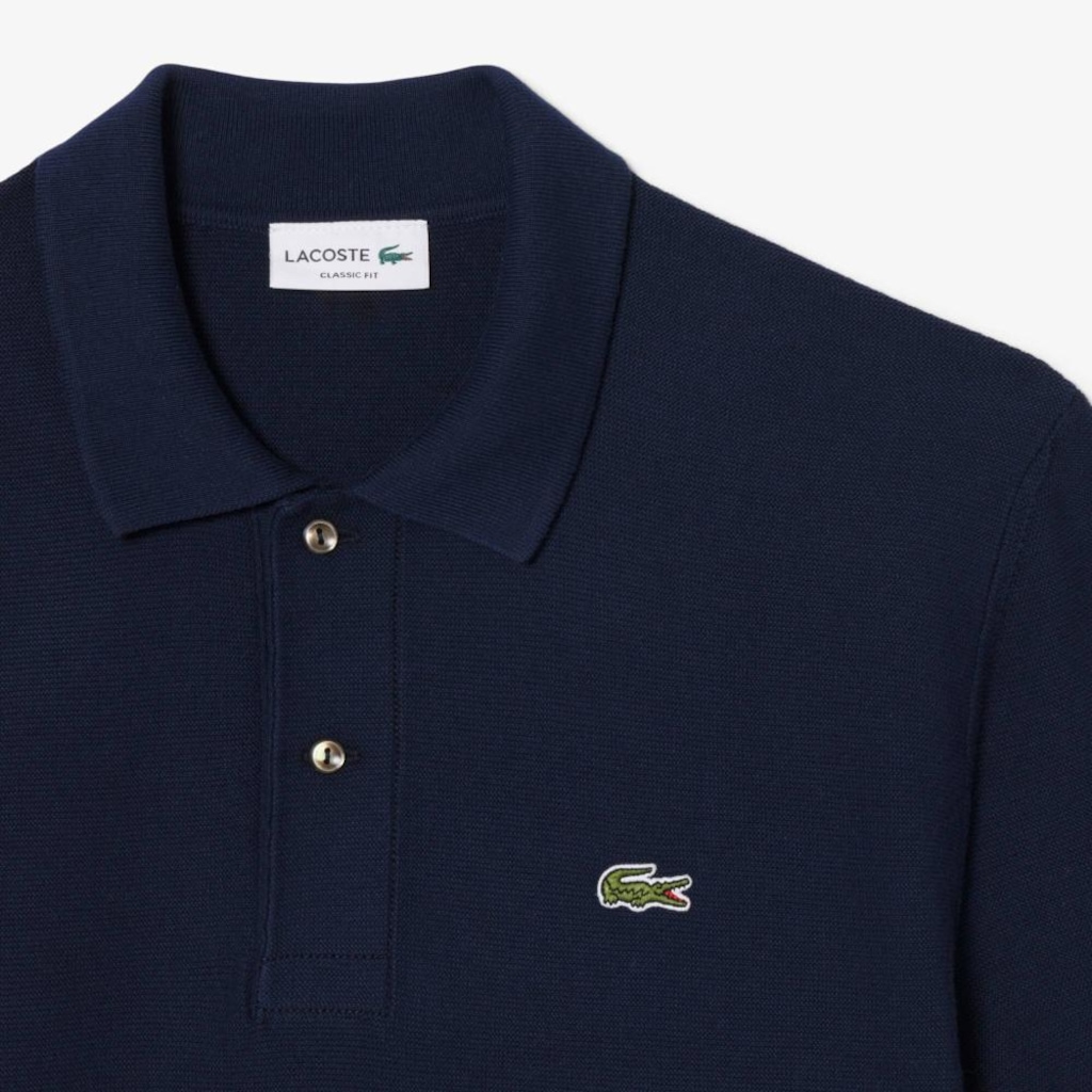 Imagem 4 do produto Camiseta Polo em malha de caimento clássico Lacoste Masculina