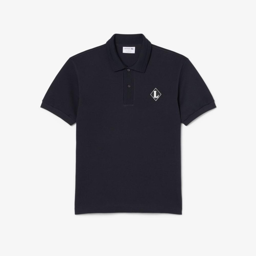 Imagem 3 do produto Camiseta Polo de Modelagem Clássica com Distintivo — Fabricada na França Lacoste Masculina