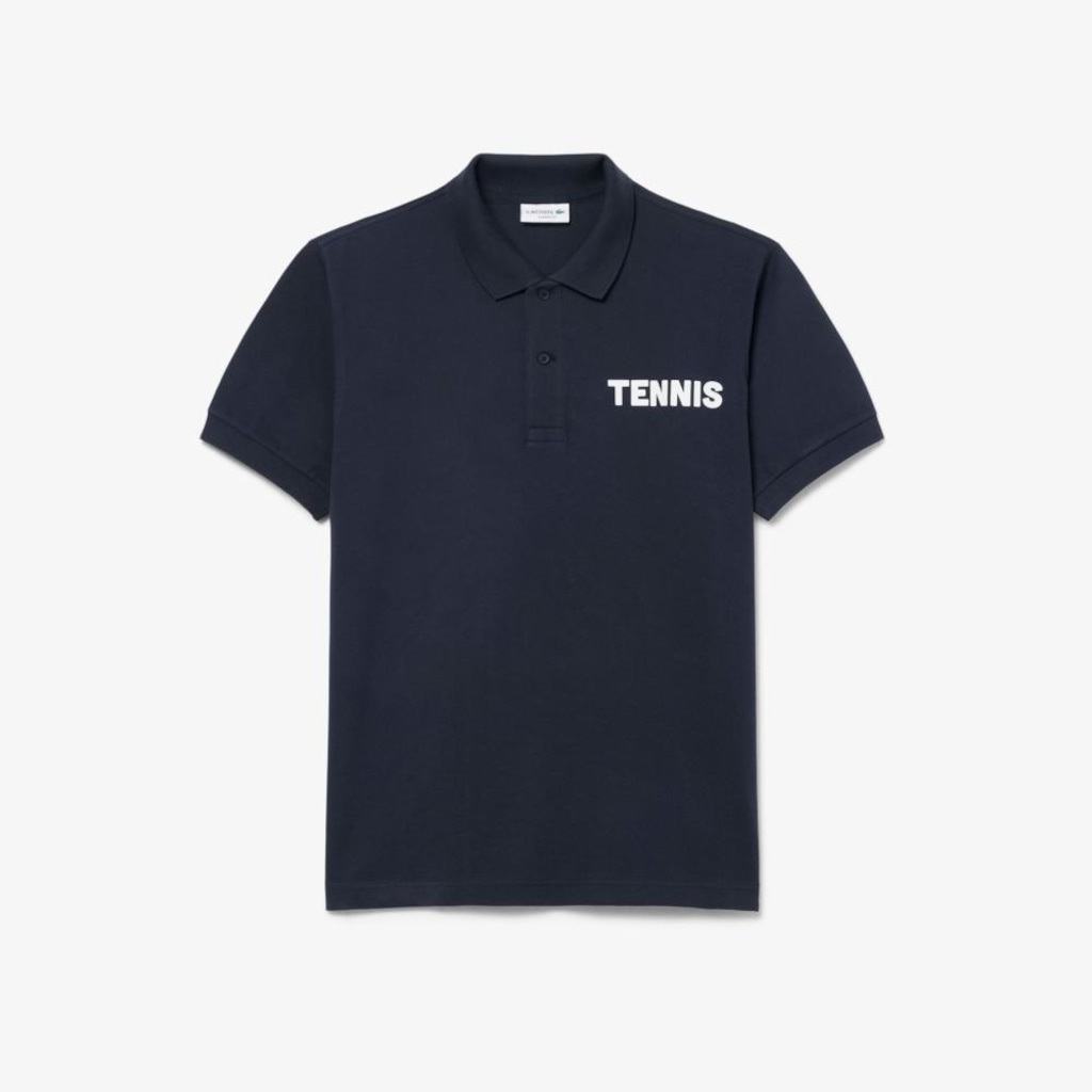 Imagem 3 do produto Camiseta Polo Petit Piqué de Modelagem Clássica com Estampa Lacoste Masculina
