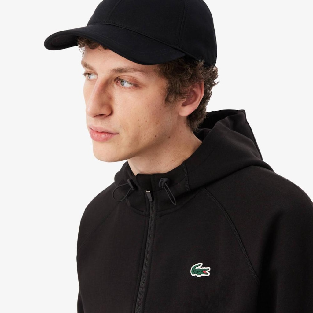 Imagem 2 do produto Blusão Moletom com Capuz e Zíper Sport Stretch Lacoste Masculino