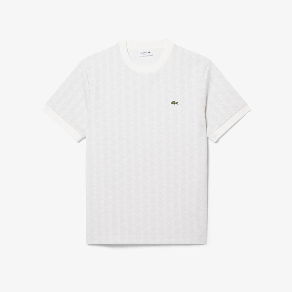 Imagem 1 do produto Camiseta Jacquard com Monograma Lacoste Masculina