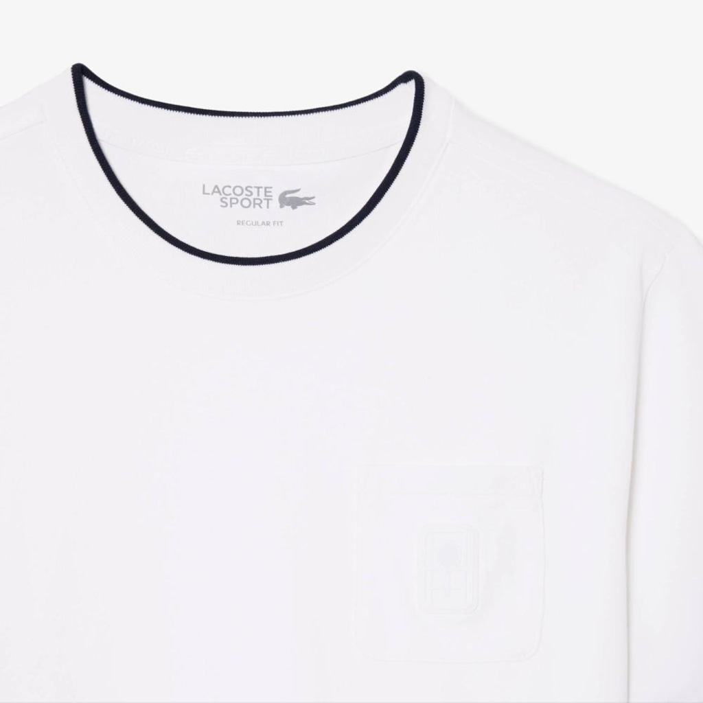 Imagem 5 do produto Camiseta Ultra Dry Tennis Heritage com Insígnia Lacoste Unissex