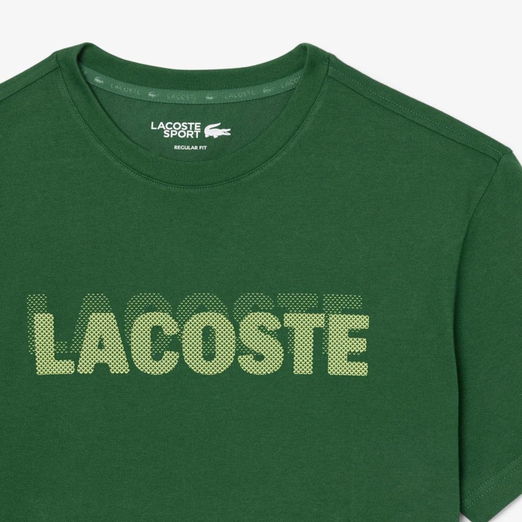Imagem 4 do produto Camiseta Esportiva Ultra Dry com Estampa Gráfica Lacoste Masculina
