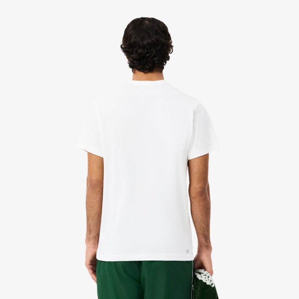 Imagem 2 do produto Camiseta Esportiva Ultra Dry com Estampa Gráfica Lacoste Masculina