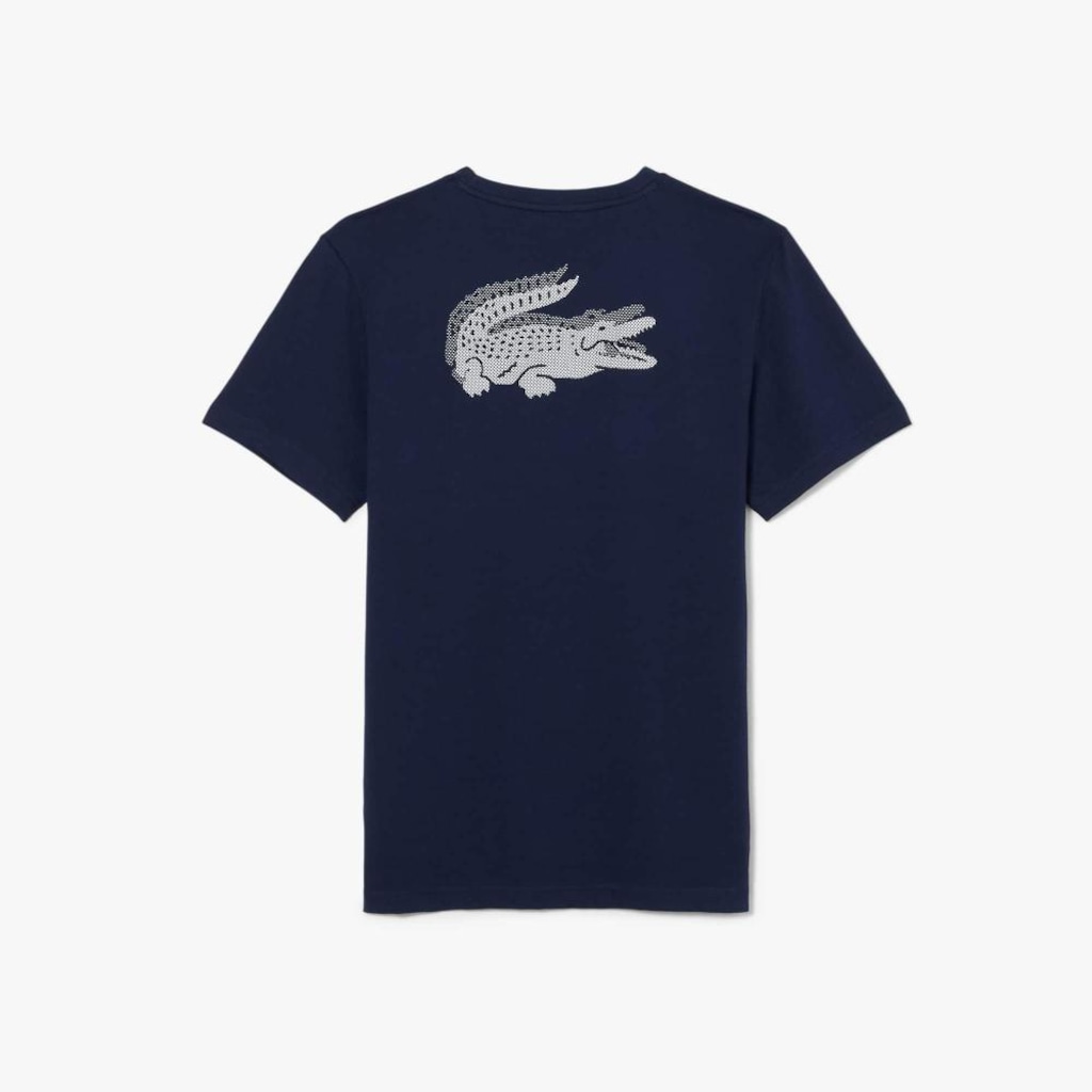 Imagem 4 do produto Camiseta Esportiva Ultra Dry com Estampa de Crocodilo Lacoste Masculina