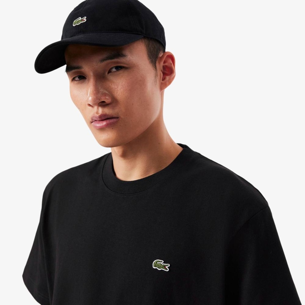 Imagem 3 do produto Camiseta de malha de algodão pesado Lacoste Masculina