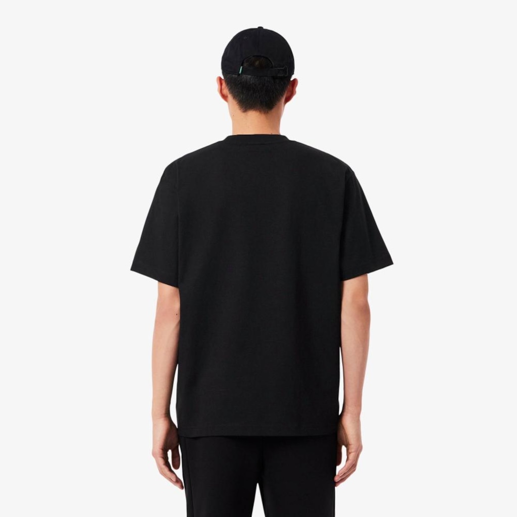 Imagem 4 do produto Camiseta de malha de algodão pesado Lacoste Masculina