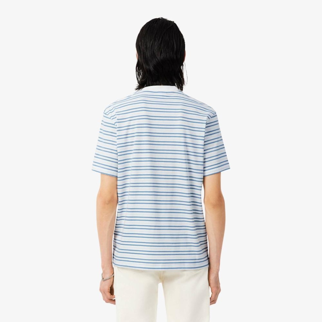 Imagem 4 do produto Camiseta de Algodão Listrada Lacoste Masculina