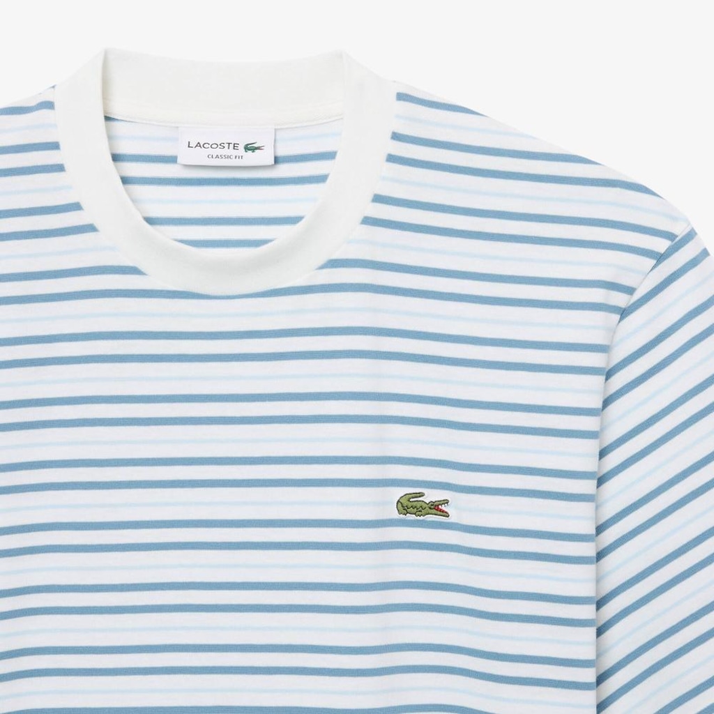 Imagem 5 do produto Camiseta de Algodão Listrada Lacoste Masculina