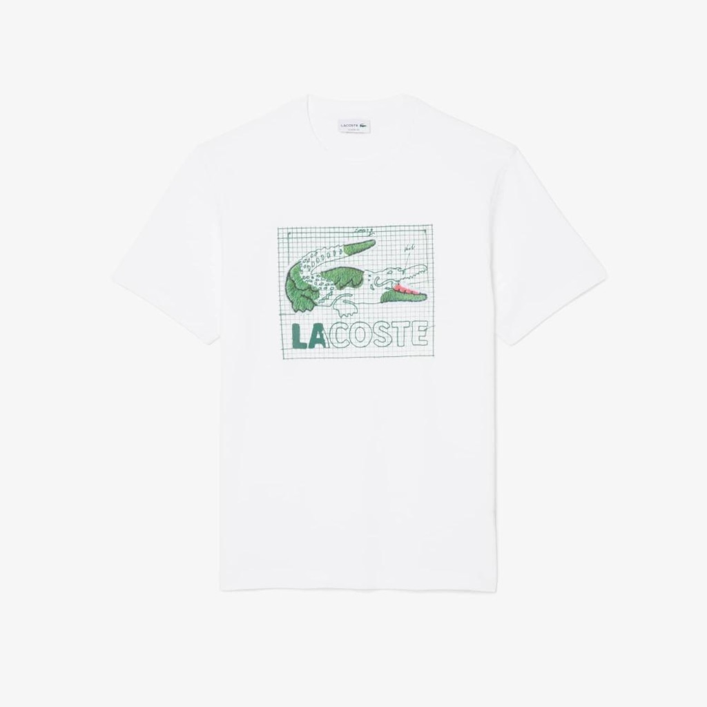 Imagem 2 do produto Camiseta de Algodão Estampada Lacoste Masculina