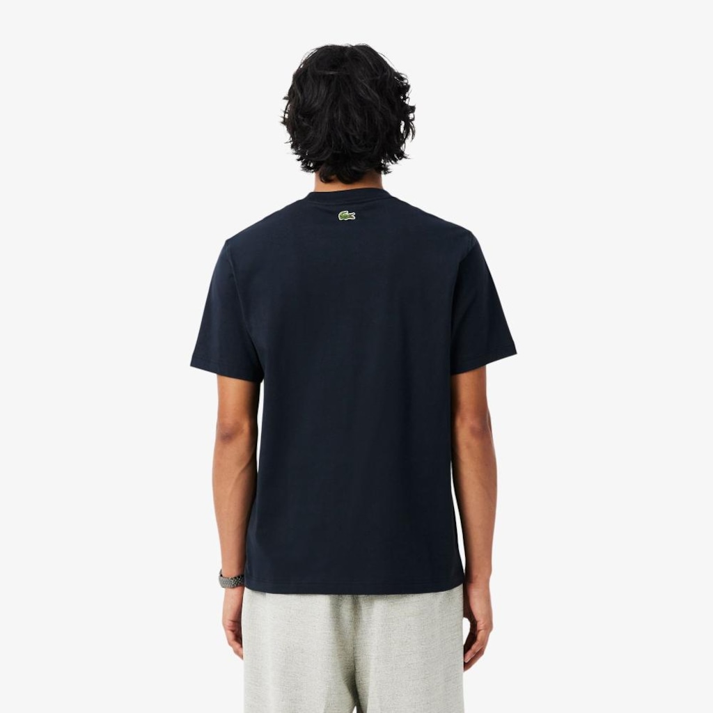 Imagem 2 do produto Camiseta de Algodão Estampada Lacoste Masculina