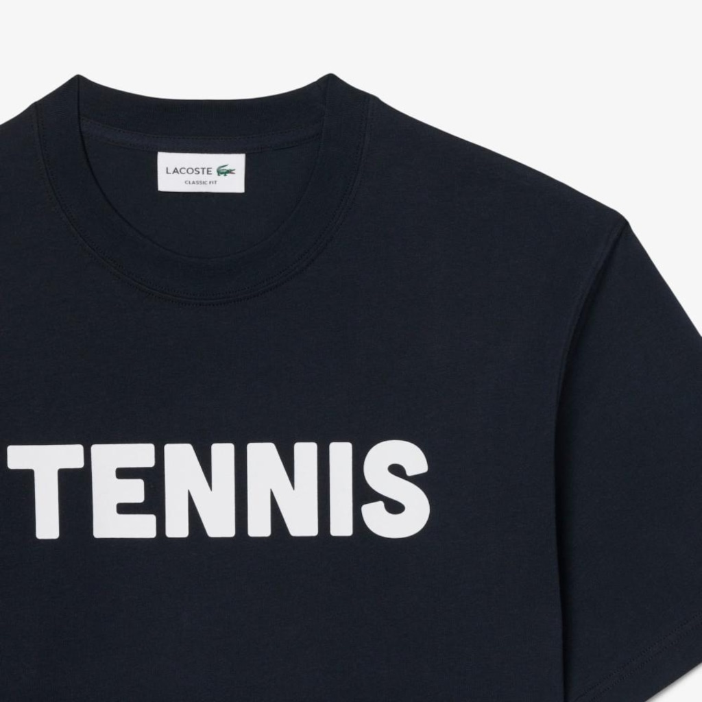 Imagem 4 do produto Camiseta de Algodão Estampada Lacoste Masculina