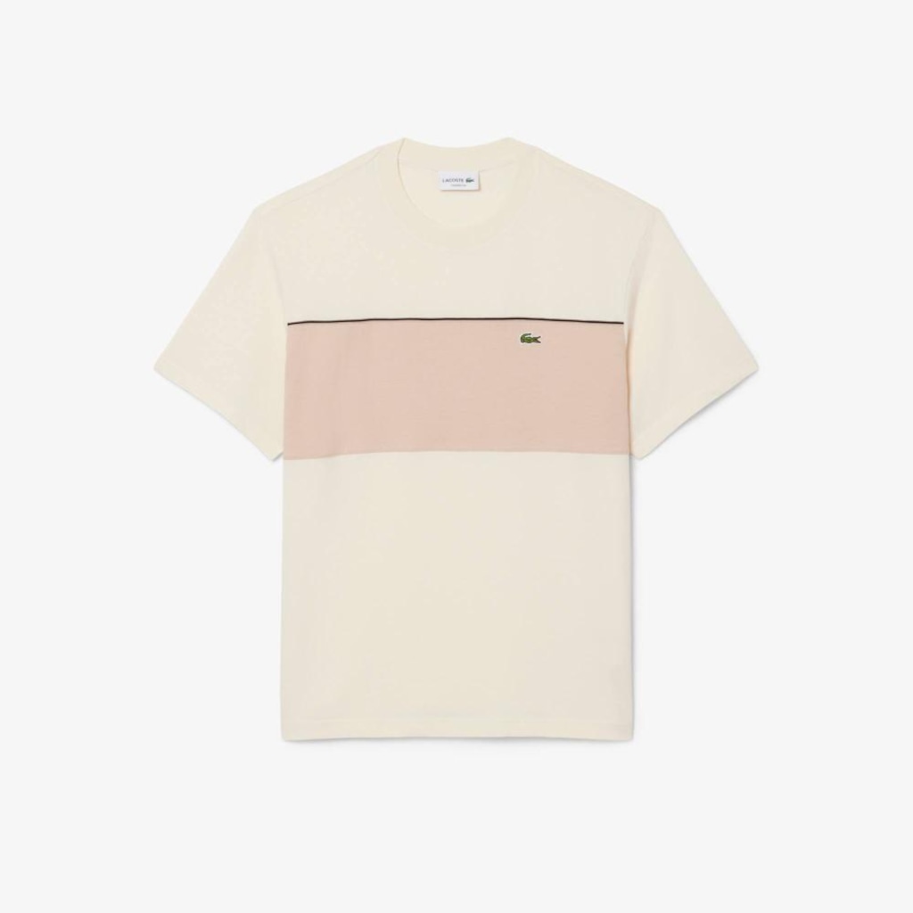 Imagem 3 do produto Camiseta de Algodão Colour-Block Lacoste Masculina