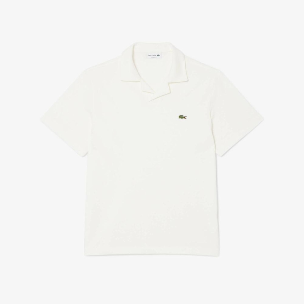 Imagem 3 do produto Camisa Polo Classic Fit em Algodão e Linho Lacoste Masculina