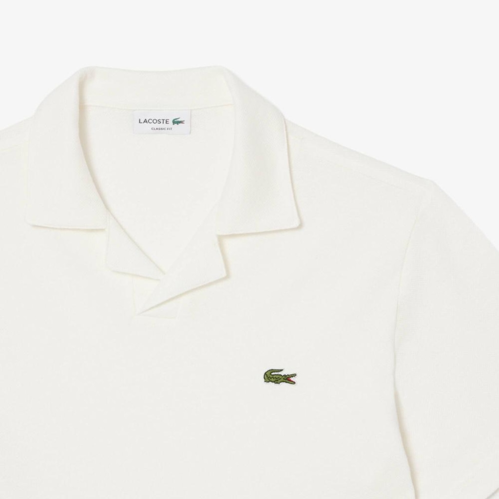 Imagem 4 do produto Camisa Polo Classic Fit em Algodão e Linho Lacoste Masculina
