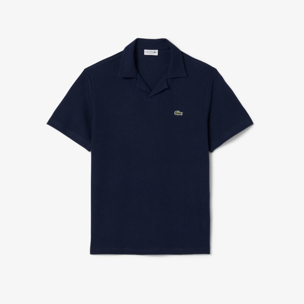 Imagem 3 do produto Camisa Polo Classic Fit em Algodão e Linho Lacoste Masculina