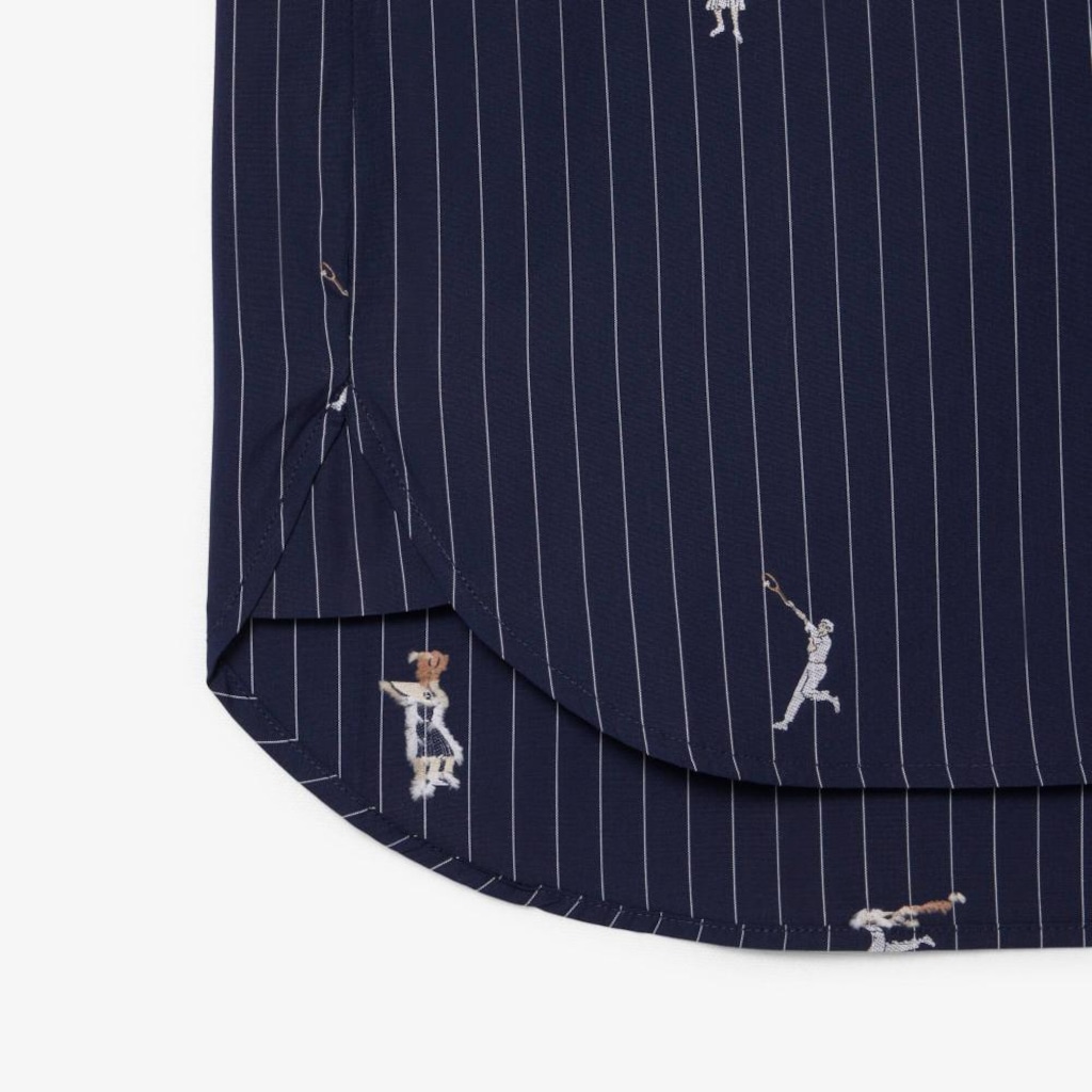 Imagem 5 do produto Camisa Oversized com Motivos Jacquard Lacoste Masculina