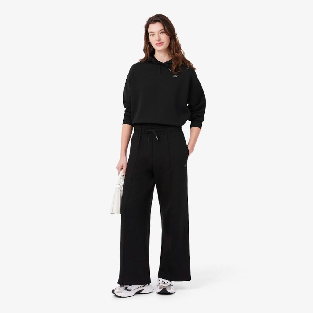 Imagem 2 do produto Calças de Moletom em malha com Modelagem Ampla Lacoste Feminina