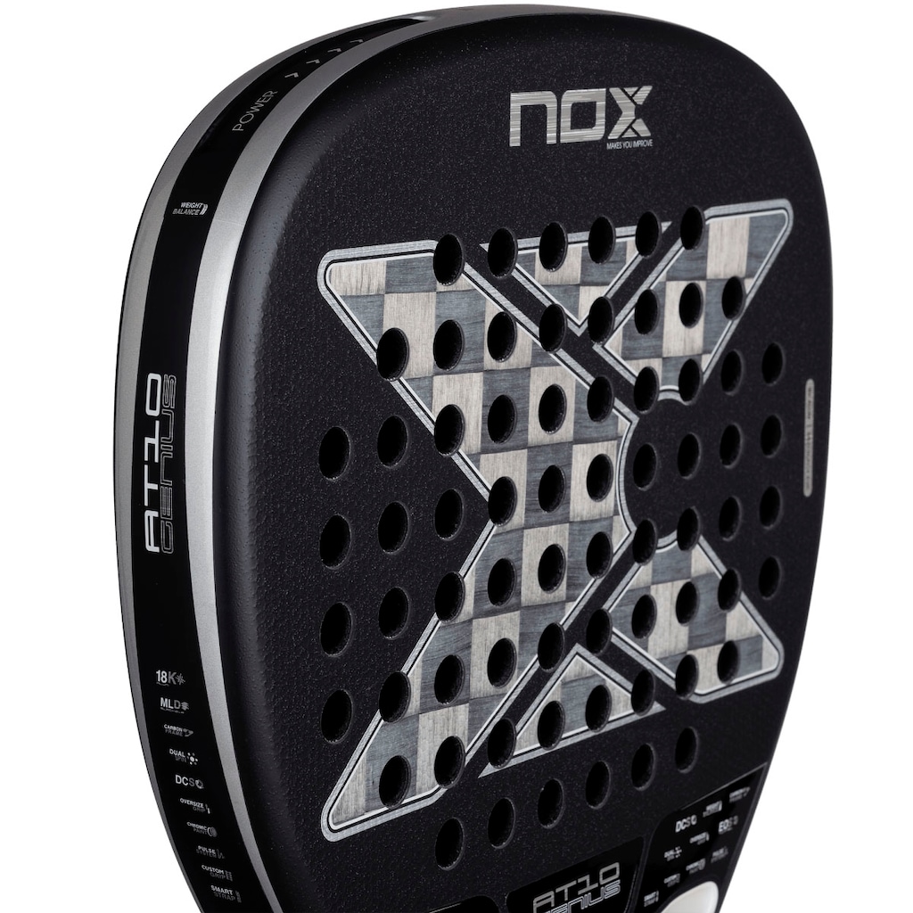 Imagem 2 do produto Raquete de Padel Nox AT10 GENIUS Attack 18K Alum 2026