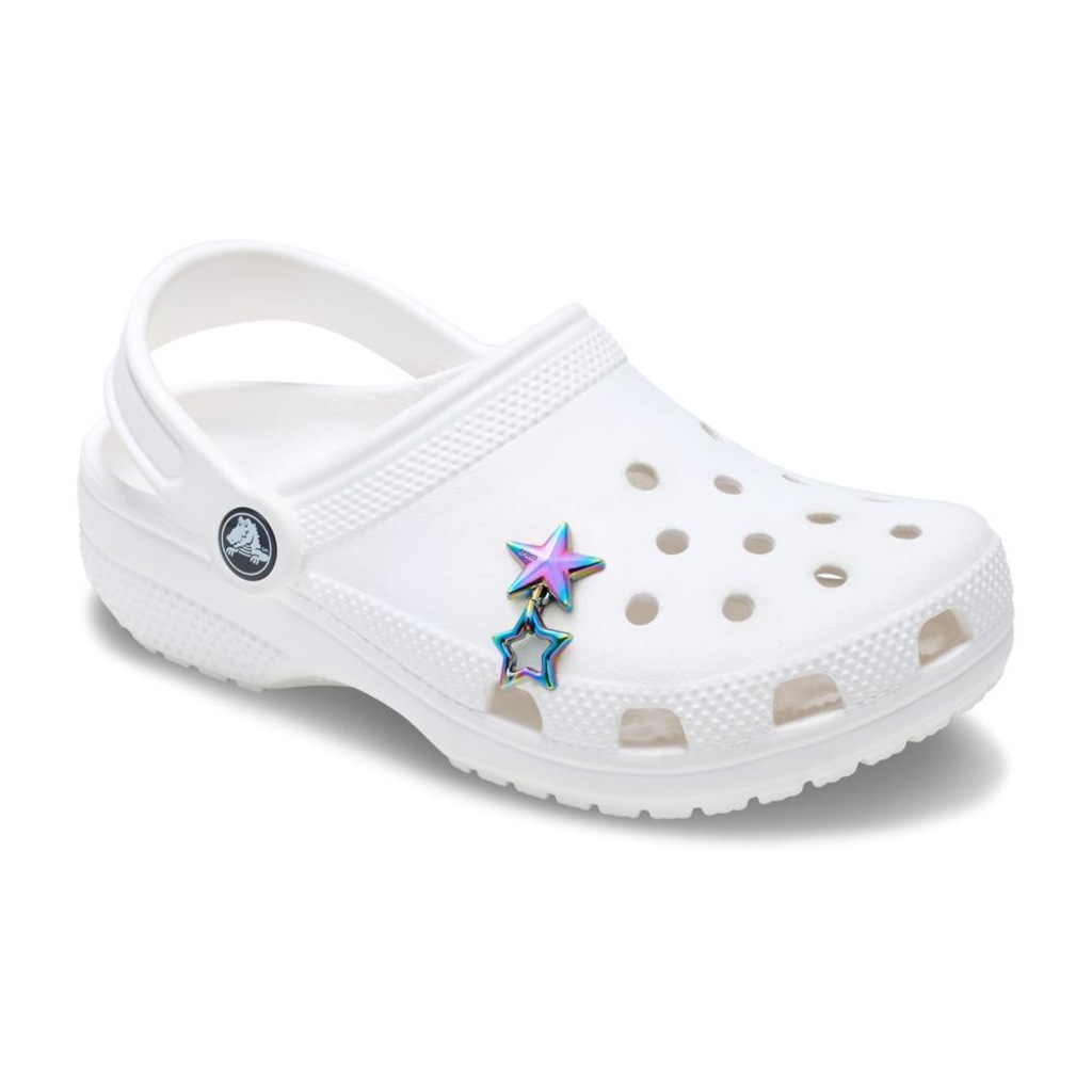 Imagem 2 do produto Jibbitz™ Crocs Estrela Dupla Iridescente