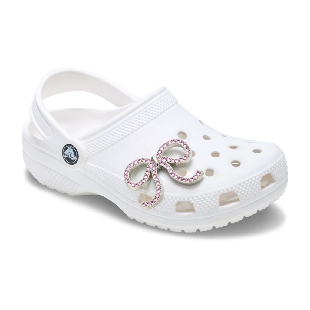 Imagem 2 do produto Jibbitz™ Crocs Laço Rosa com Pedras
