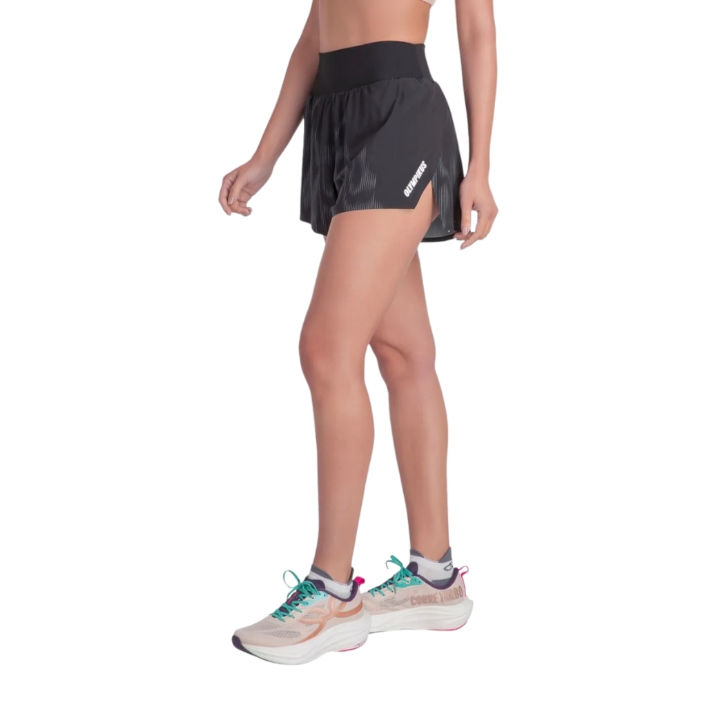 Imagem 2 do produto Short Feminino Olympikus Corre 3 Dark
