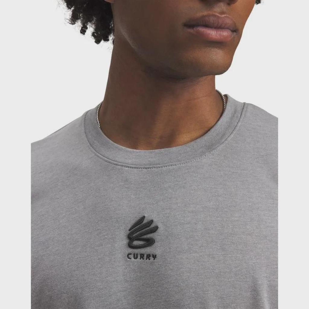 Imagem 3 do produto Camiseta de Basquete Under Armour Curry Hvyweight Logo Tee - Masculina