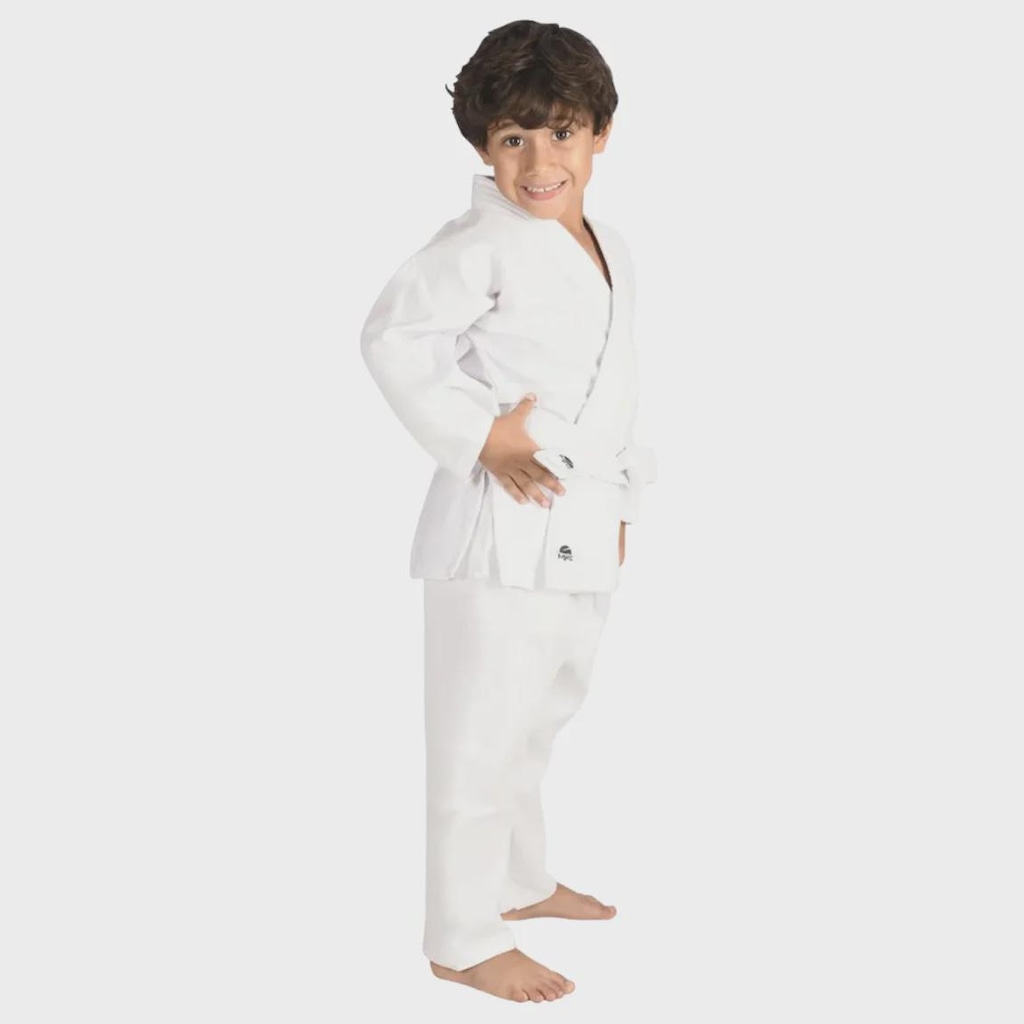 Imagem 2 do produto Kimono de Judo - Jiu Jitsu MKS Seito com Faixa Branca - Infantil
