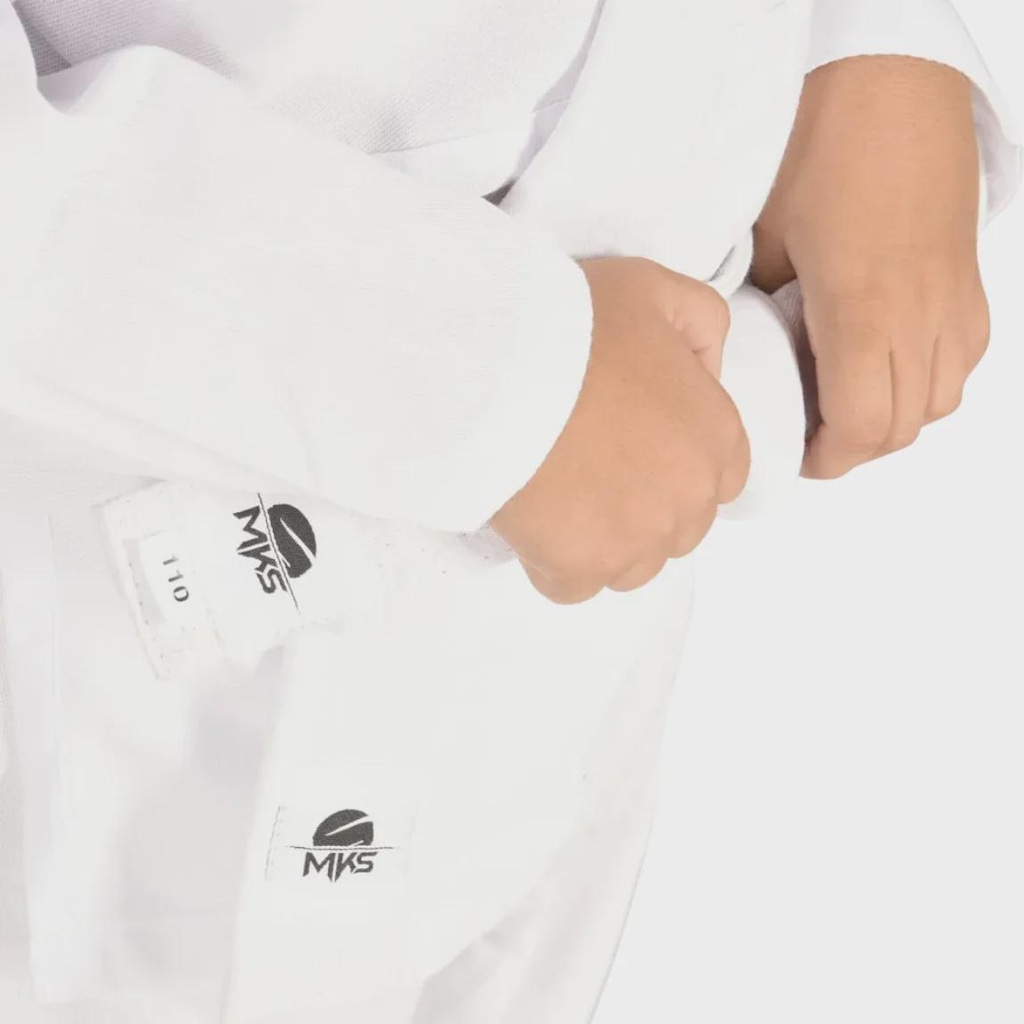 Imagem 4 do produto Kimono de Judo - Jiu Jitsu MKS Seito com Faixa Branca - Infantil