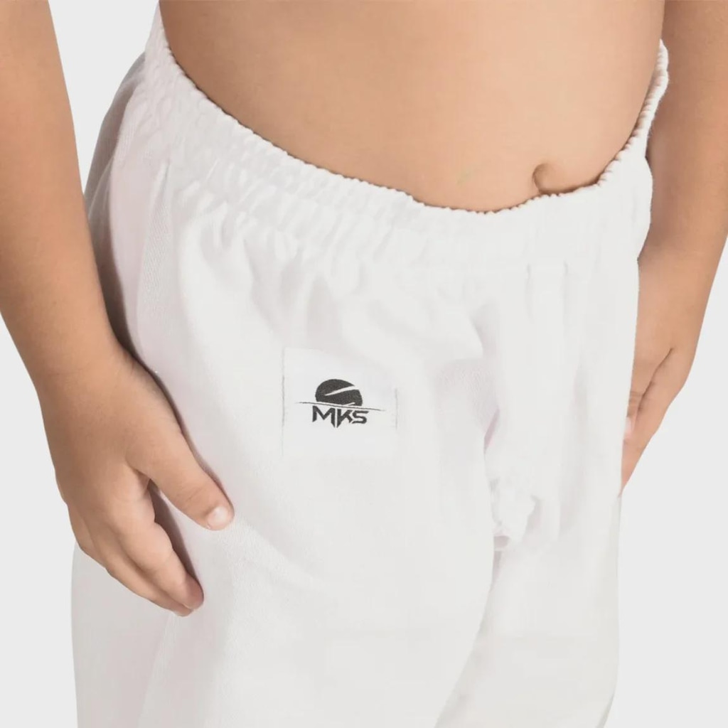 Imagem 5 do produto Kimono de Judo - Jiu Jitsu MKS Seito com Faixa Branca - Infantil