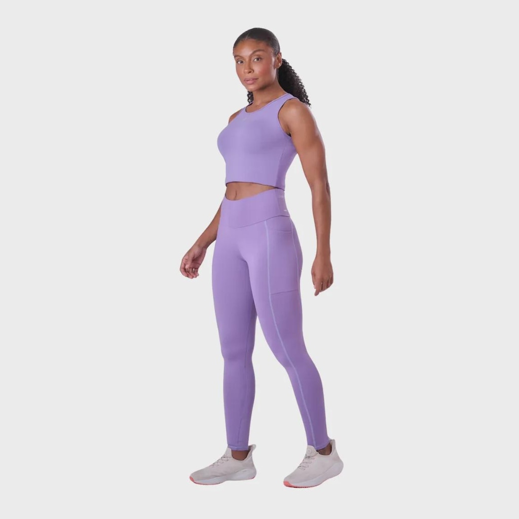Imagem 2 do produto Calça Legging Authen Signature Samba 3 Bolsos Feminina