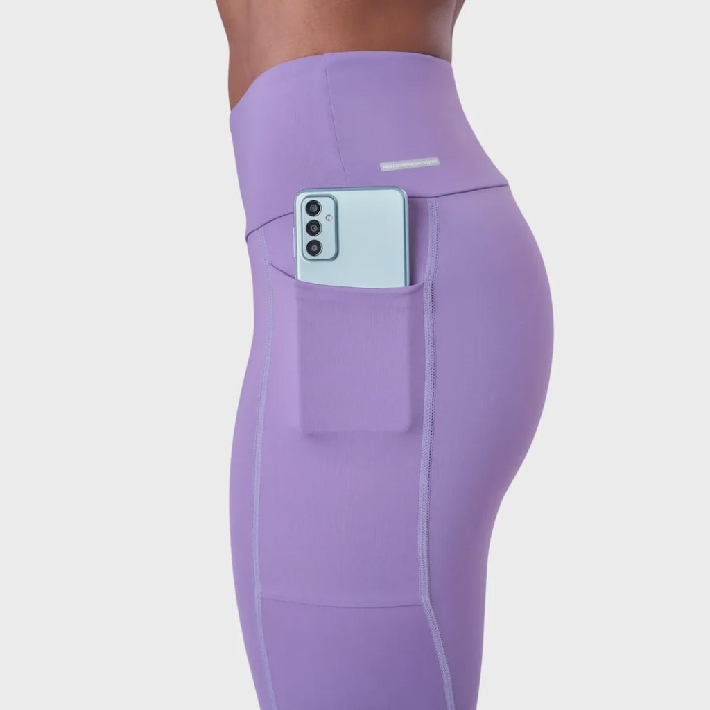 Imagem 4 do produto Calça Legging Authen Signature Samba 3 Bolsos Feminina