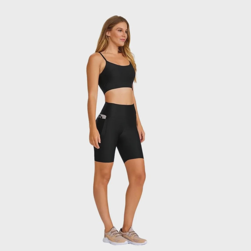 Imagem 4 do produto Bermuda Caju Brasil Atletika Classica Com Bolso Feminino