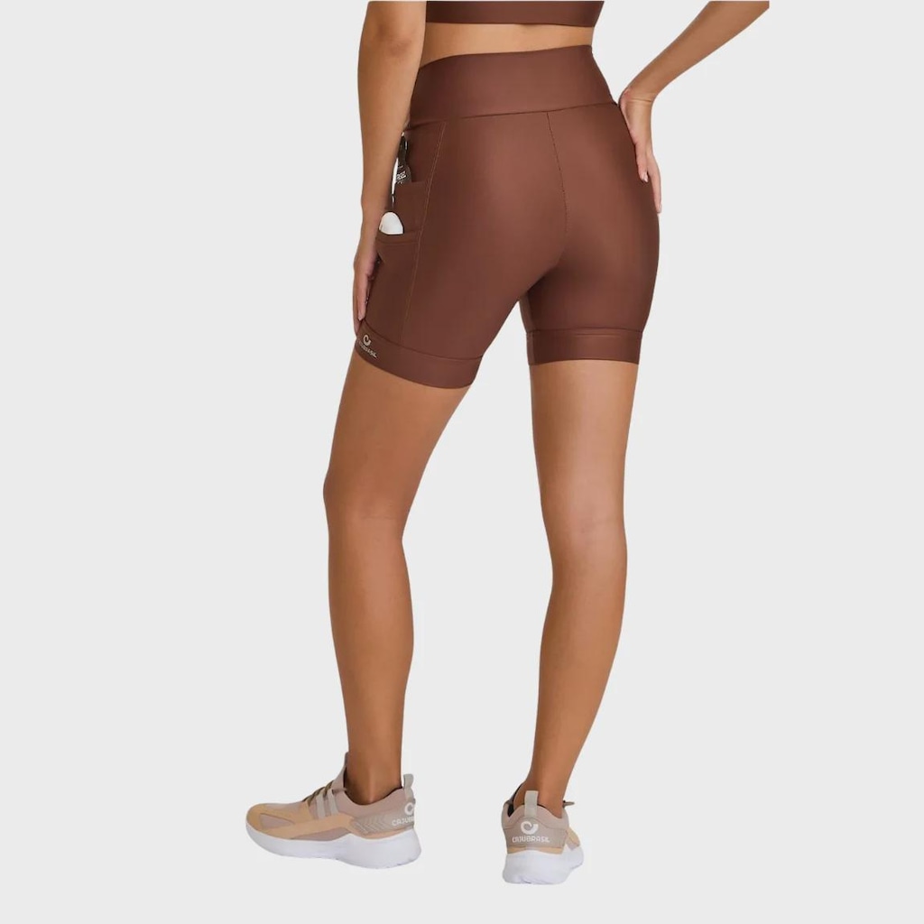 Imagem 2 do produto Bermuda Caju Brasil Atletika Bolso Duplo Para Corrida Feminina