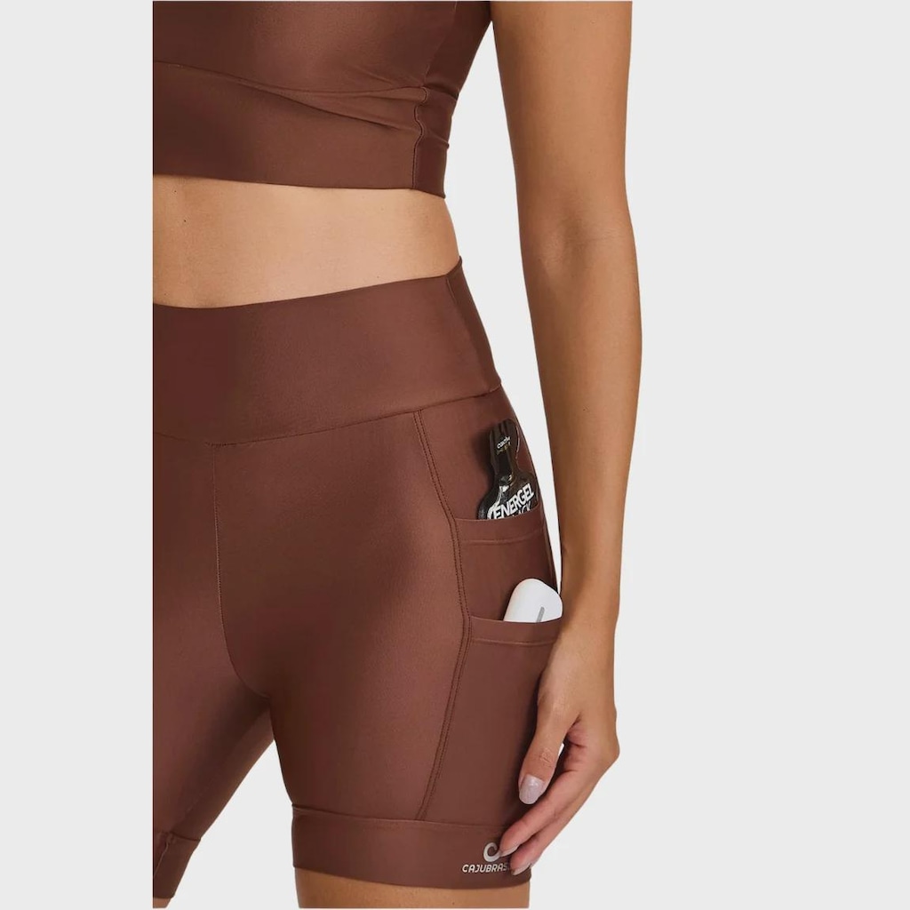 Imagem 3 do produto Bermuda Caju Brasil Atletika Bolso Duplo Para Corrida Feminina