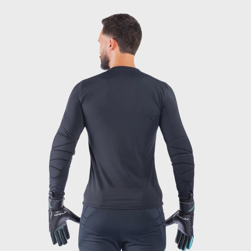 Imagem 4 do produto Camisa Poker Goleiro Térmica Skin com Espuma Block Masculino